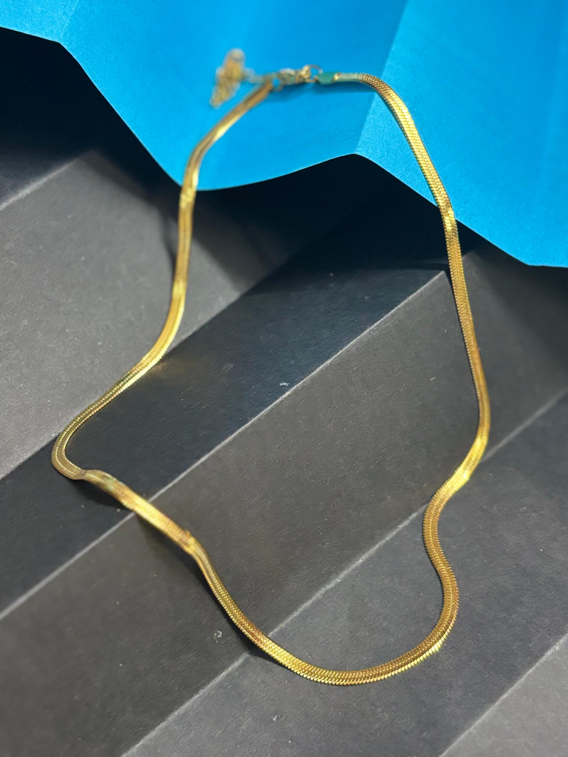 Golden Snake Chain Necklace