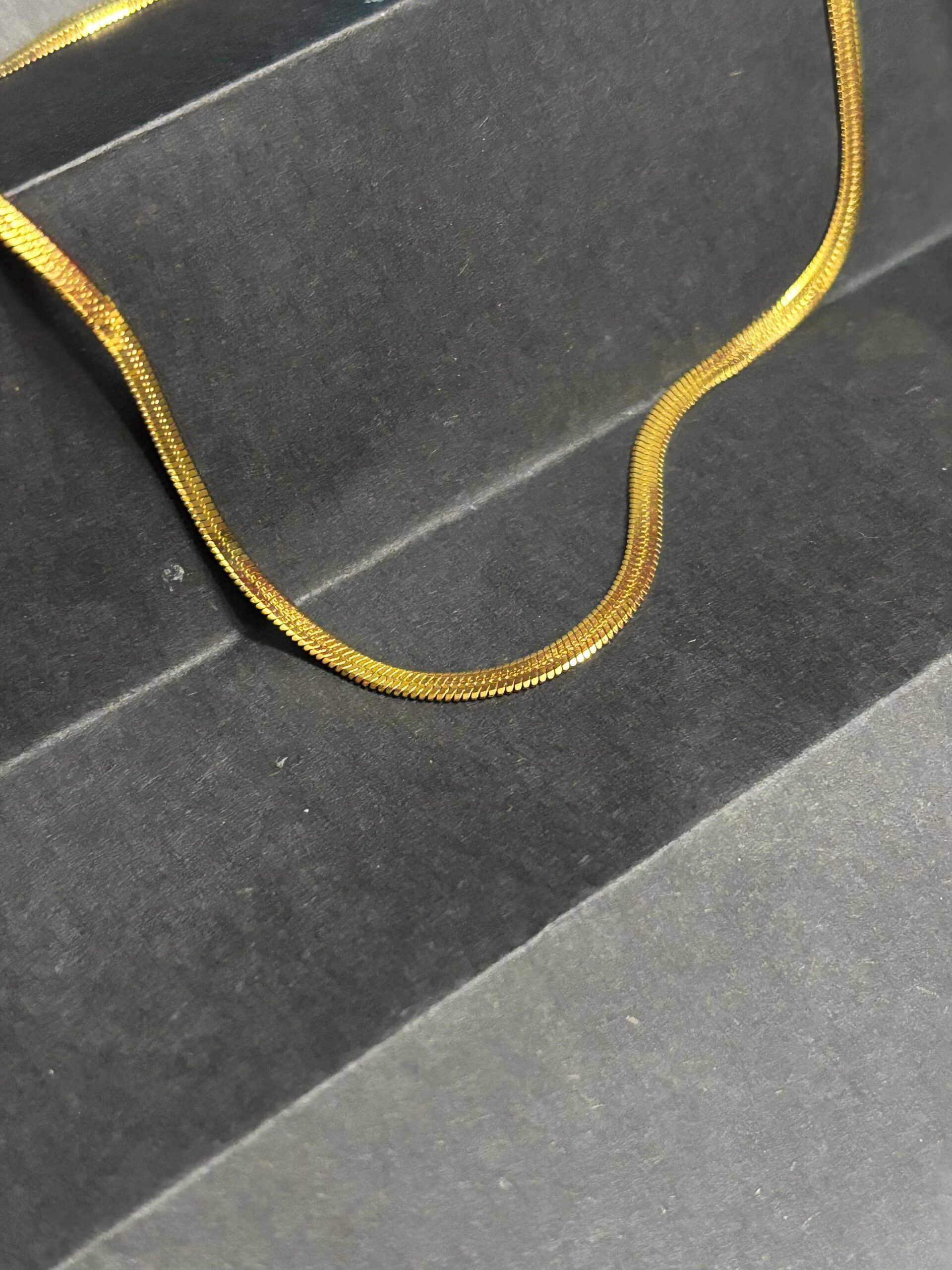 Golden Snake Chain Necklace - Image 2