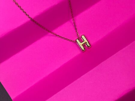 Golden Initial Necklace